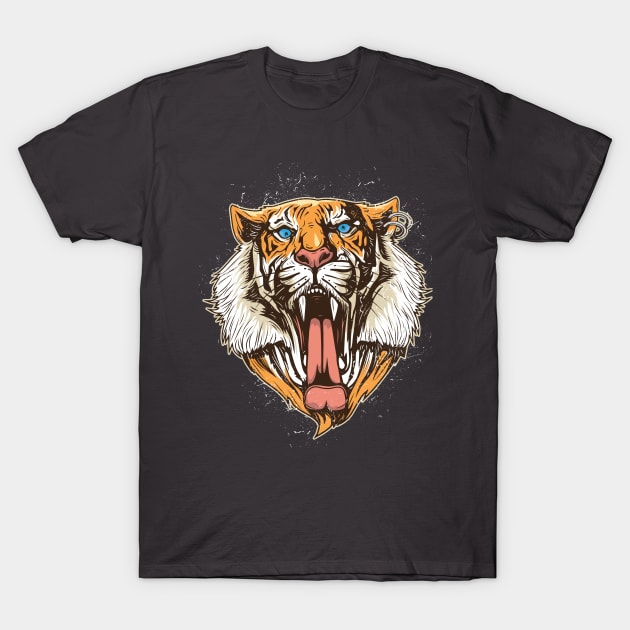 tiger T-Shirt by Spring Moon